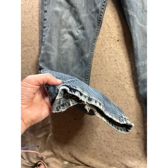 American Eagle Relaxed Fit Jeans 36x34 – Well Loved Vintage Wash - Picture 2 of 8